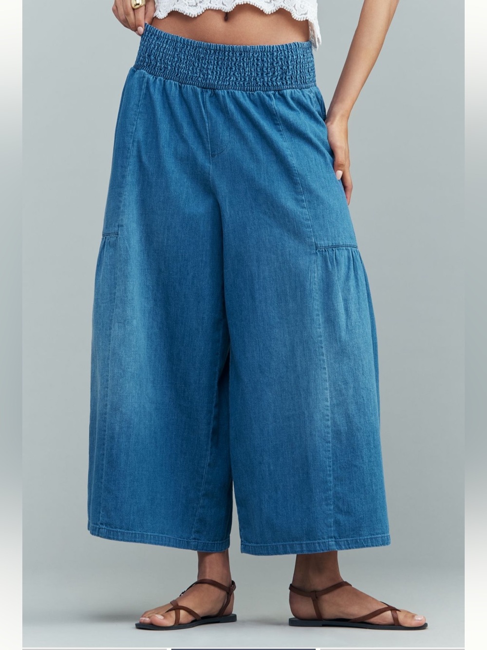 Anthropologie Pilcro Reese Wide-Leg Pull-On Jeans ~ Size / NWT - Picture 5 of 7